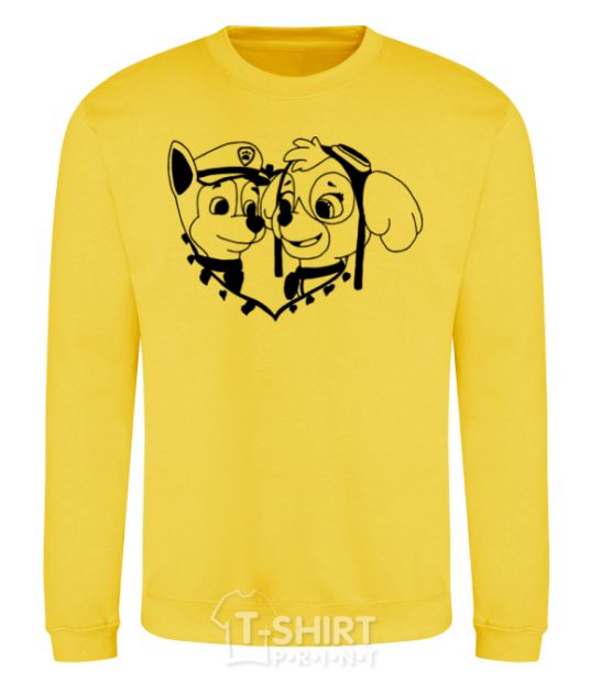 Sweatshirt Chase and Skye yellow фото