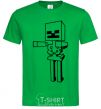 Men's T-Shirt Minecraft skeleton kelly-green фото