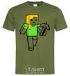 Men's T-Shirt Alex with a pickaxe millennial-khaki фото