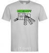 Men's T-Shirt Minecraft spider grey фото