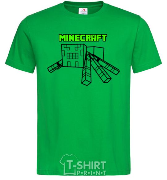 Men's T-Shirt Minecraft spider kelly-green фото