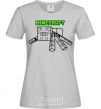 Women's T-shirt Minecraft spider grey фото