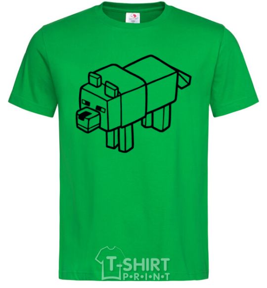 Men's T-Shirt Dog kelly-green фото