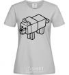 Women's T-shirt Dog grey фото