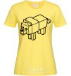 Women's T-shirt Dog cornsilk фото