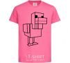 Kids T-shirt The Duck of Minecraft heliconia фото