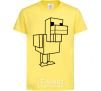 Kids T-shirt The Duck of Minecraft cornsilk фото