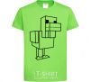 Kids T-shirt The Duck of Minecraft orchid-green фото