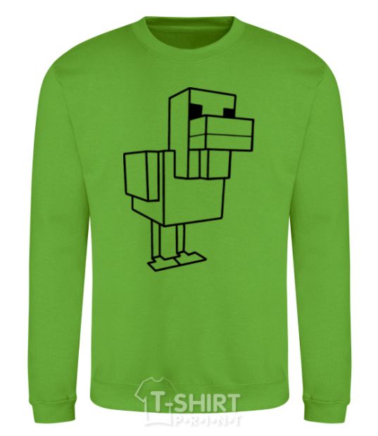 Sweatshirt The Duck of Minecraft orchid-green фото