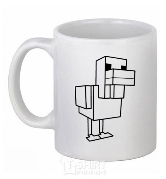 Ceramic mug The Duck of Minecraft White фото