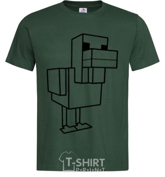 Men's T-Shirt The Duck of Minecraft bottle-green фото