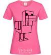 Women's T-shirt The Duck of Minecraft heliconia фото