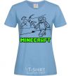 Women's T-shirt Game sky-blue фото
