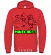 Men`s hoodie Game bright-red фото