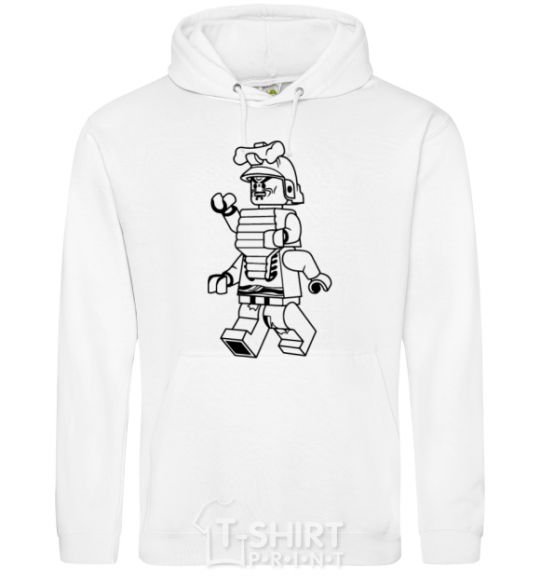 Men`s hoodie Lord Garmadon White фото