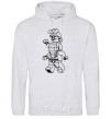 Men`s hoodie Lord Garmadon sport-grey фото