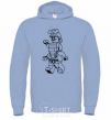 Men`s hoodie Lord Garmadon sky-blue фото