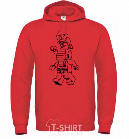 Men`s hoodie Lord Garmadon bright-red фото