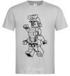 Men's T-Shirt Lord Garmadon grey фото