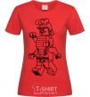 Women's T-shirt Lord Garmadon red фото