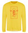 Sweatshirt Kai framed yellow фото