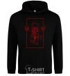 Men`s hoodie Kai framed black фото