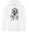 Men`s hoodie Wrapshell White фото