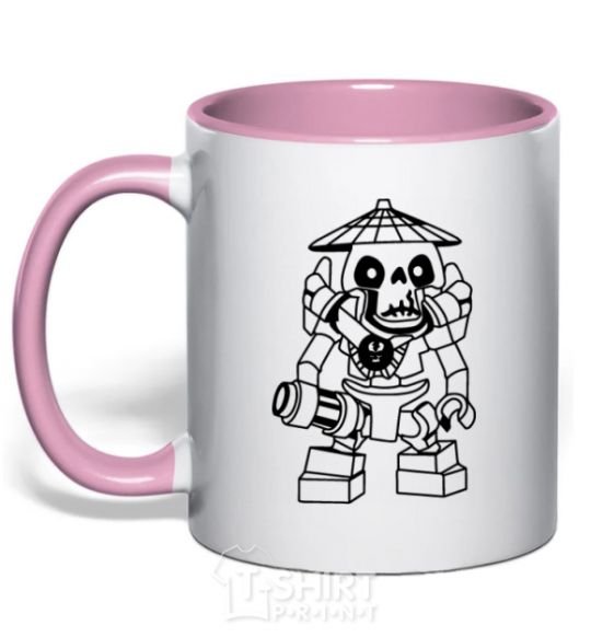 Чашка с цветной ручкой Вэйпшел Нежно розовый фото