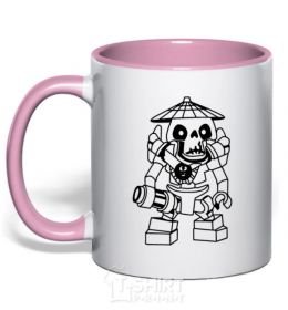 Mug with a colored handle