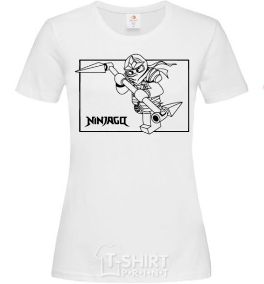 Women's T-shirt Lego ninjago framed White фото