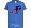 Детская футболка Rarity pony Ярко-синий фото
