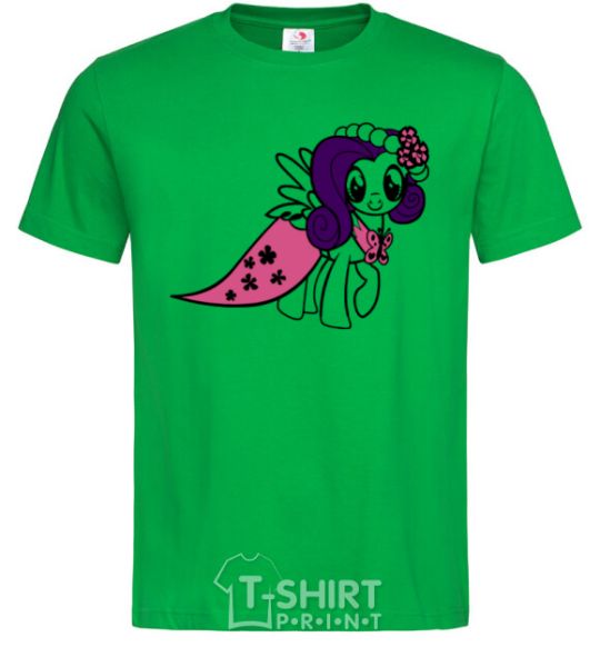 Мужская футболка Rarity pony Зеленый фото