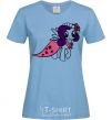 Women's T-shirt Rarity pony sky-blue фото