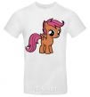 Men's T-Shirt Scootaloo White фото