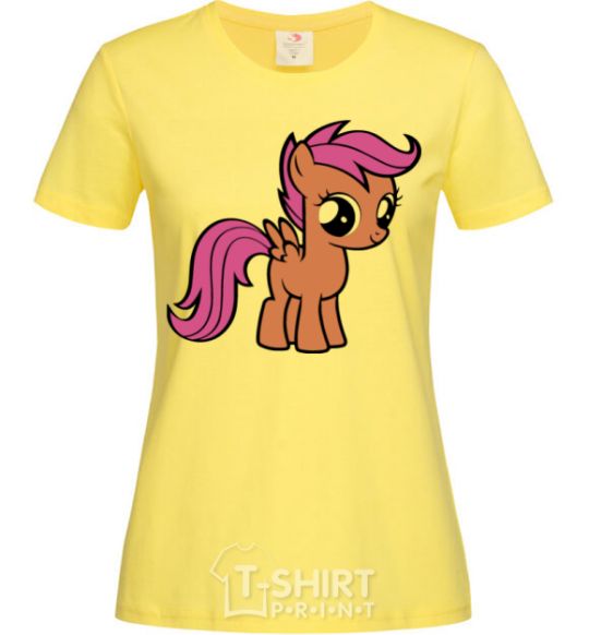 Women's T-shirt Scootaloo cornsilk фото