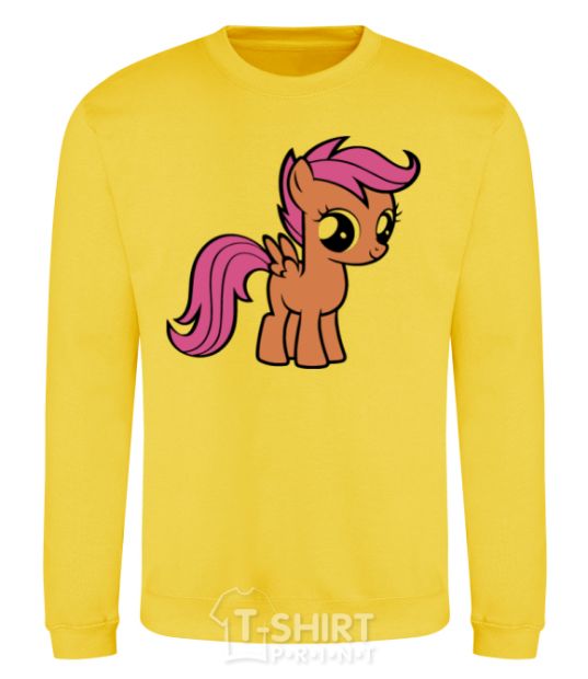 Sweatshirt Scootaloo yellow фото