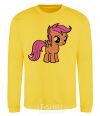 Sweatshirt Scootaloo yellow фото