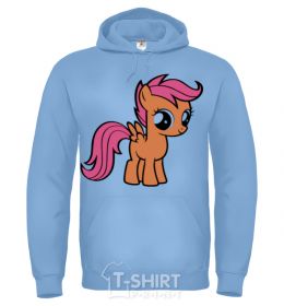 Мужская толстовка (худи) Скуталу Голубой фото