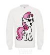 Sweatshirt Baby Belle White фото