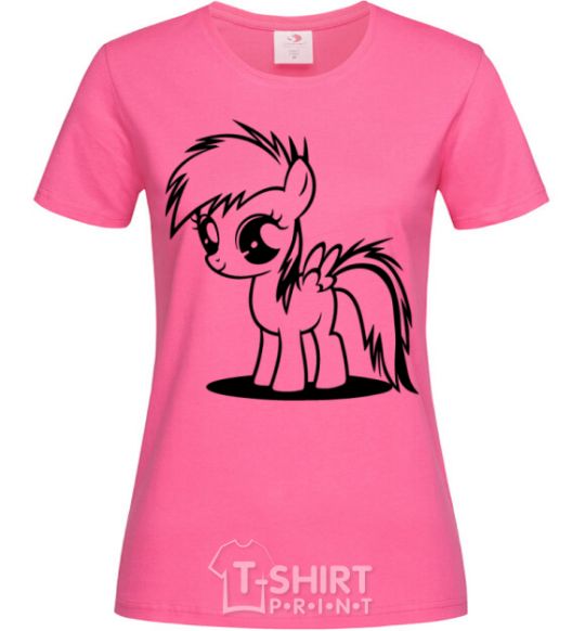 Women's T-shirt Rainbow Dash V.1 heliconia фото