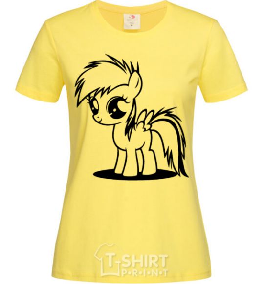 Женская футболка Радуга Дэш V.1 Лимонный фото