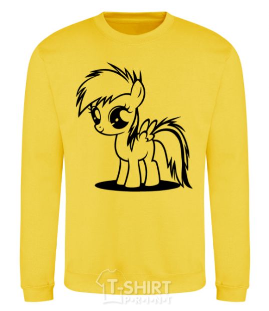 Sweatshirt Rainbow Dash V.1 yellow фото