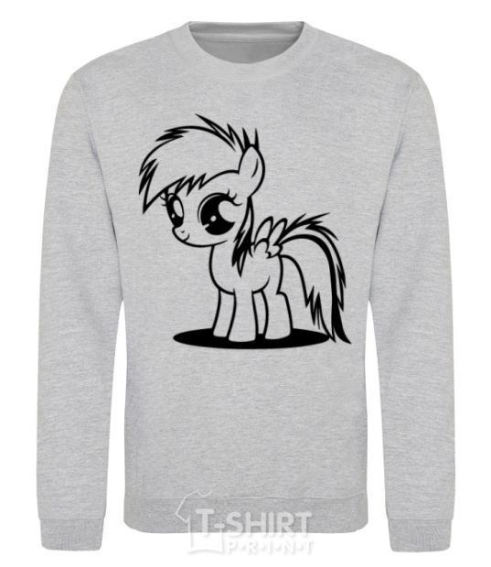 Sweatshirt Rainbow Dash V.1 sport-grey фото