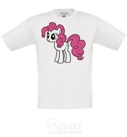 Kids T-shirt Pinky Pie White фото
