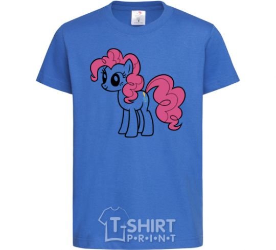 Kids T-shirt Pinky Pie royal-blue фото