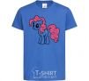 Kids T-shirt Pinky Pie royal-blue фото