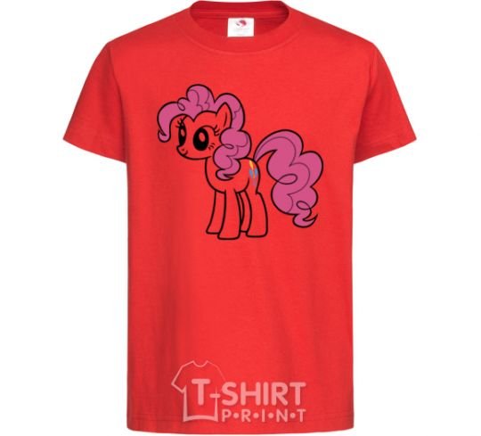 Kids T-shirt Pinky Pie red фото
