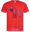 Men's T-Shirt Pinky Pie red фото