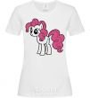 Women's T-shirt Pinky Pie White фото