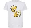 Kids T-shirt Little Apple Jack White фото